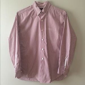 J Crew Men’s Striped Button Down Long Sleeve Shirt